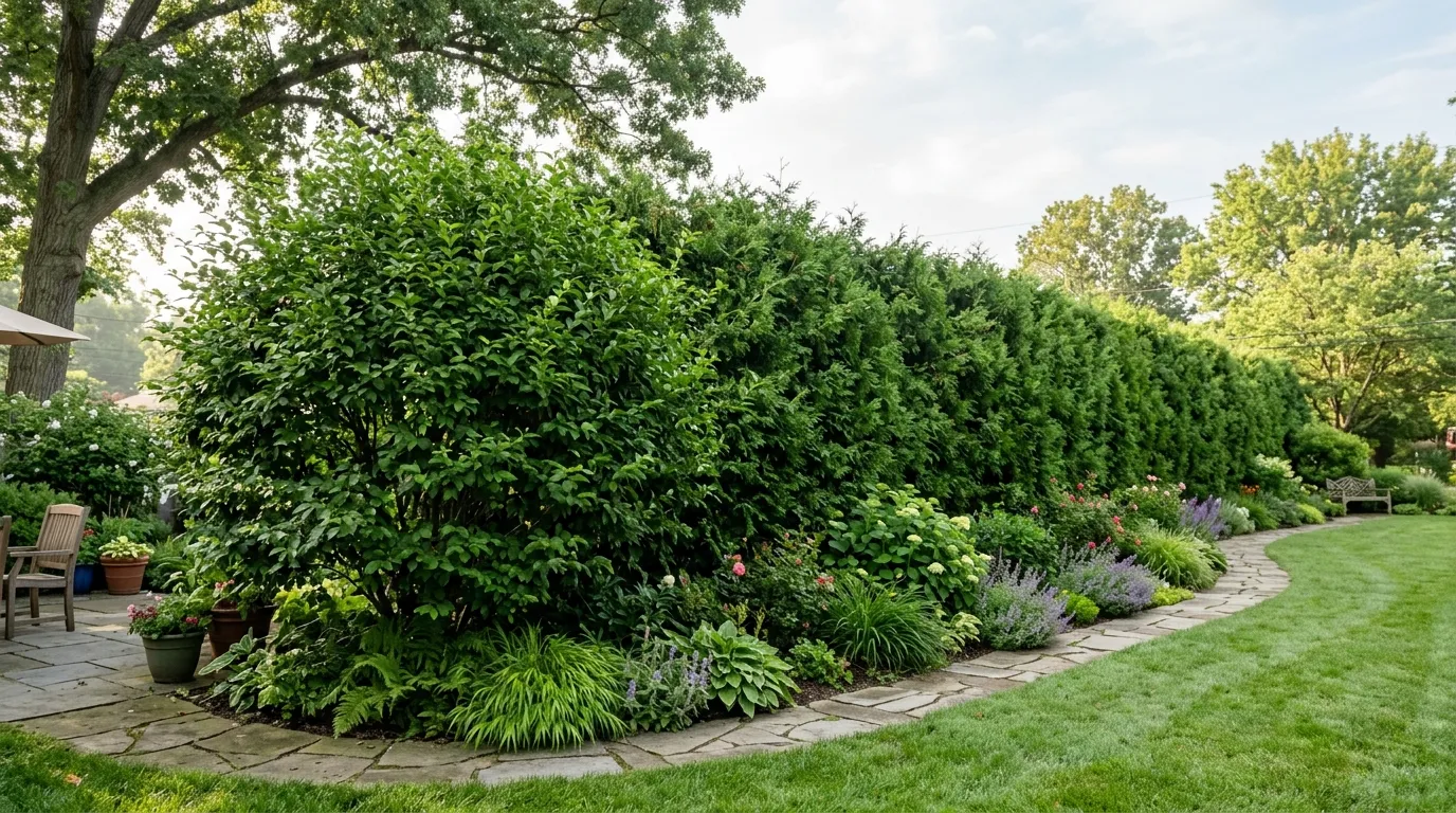 fast growing privacy shrubs