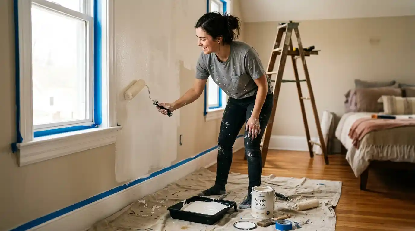 how to paint a room